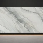 White Macaubas Printed Quartz Slab R4515