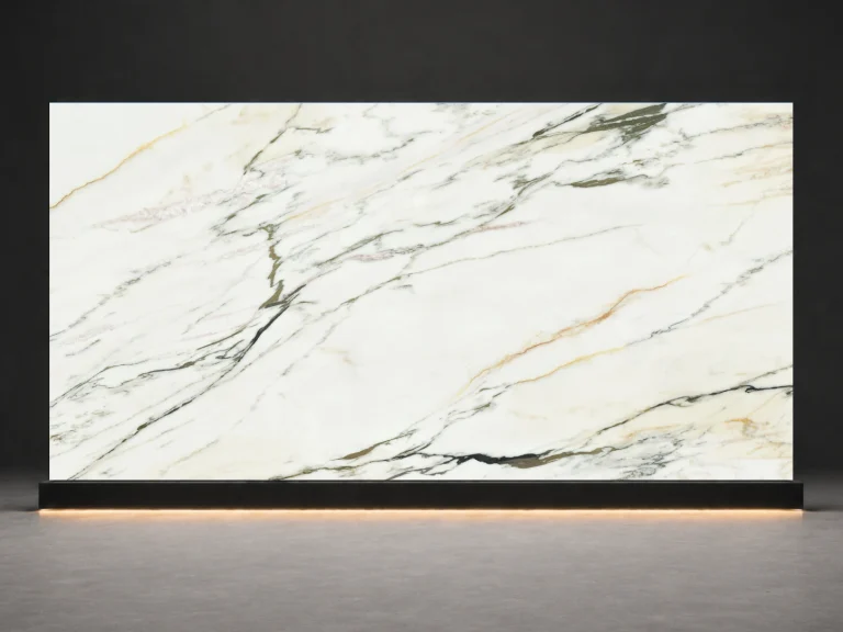 Calacatta Vagli Printed Quartz Slab R4512 slab cover showing a stone-inspired printed quartz surface for interior projects.