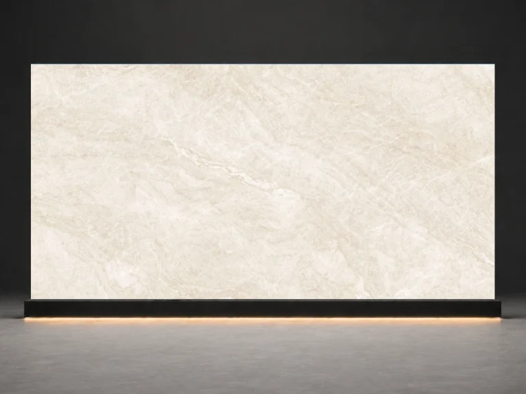 Perla Venata Printed Quartz Slab R4500 slab cover showing a stone-inspired printed quartz surface for interior projects.