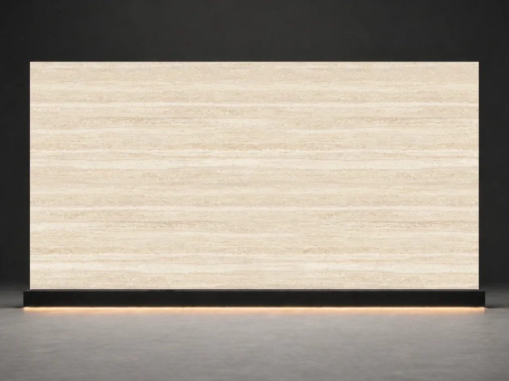 Serpeggiante Printed Quartz Slab R4506 slab cover showing a stone-inspired printed quartz surface for interior projects.