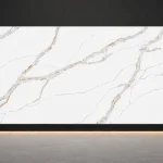 Statuario Silver Quartz Slab P8011