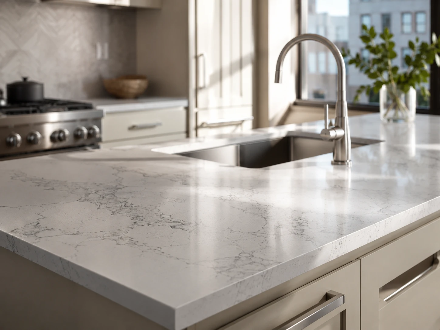 Apartment Quartz Countertop