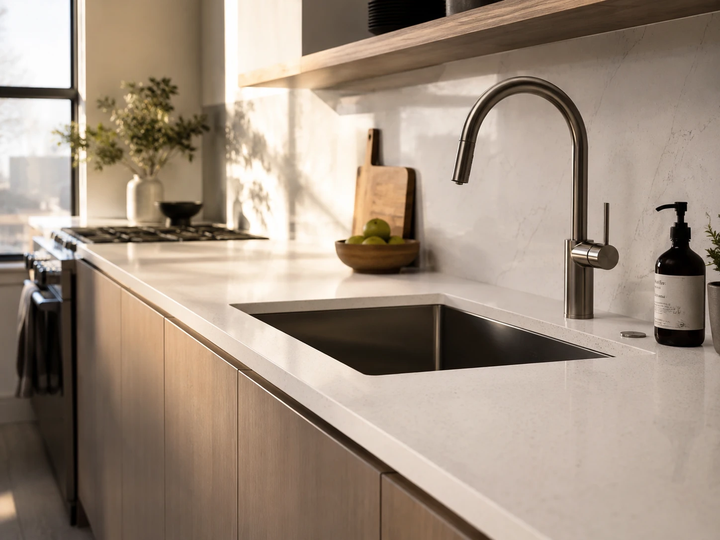 Apartment Quartz Countertop