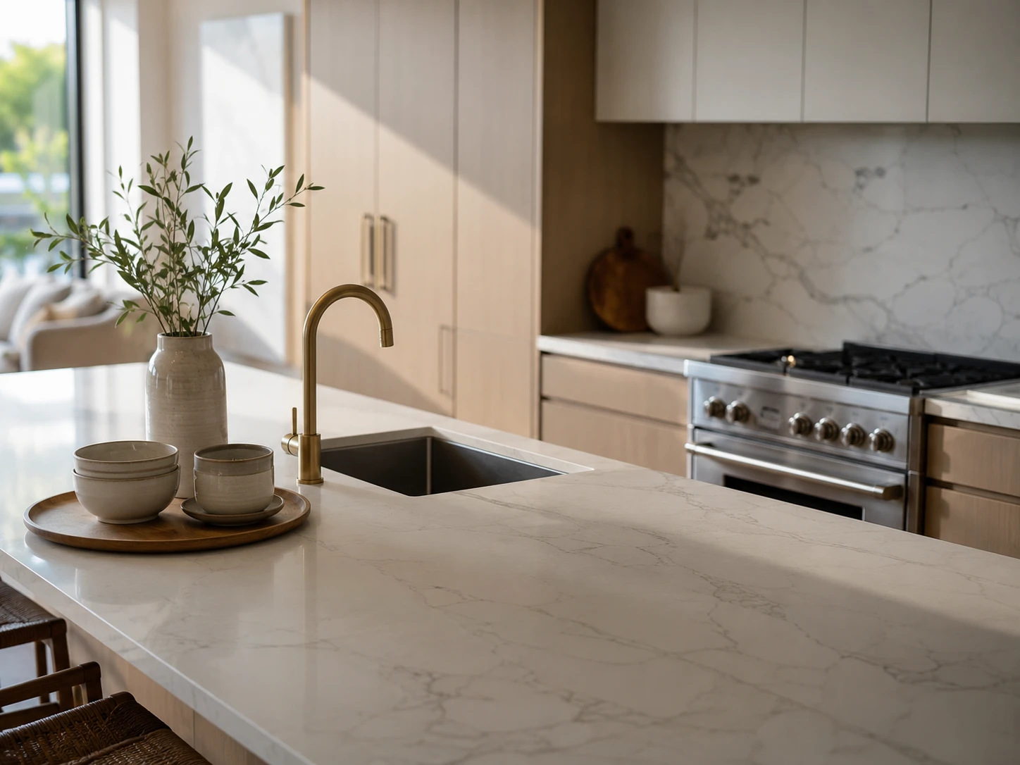Apartment Quartz Kitchen