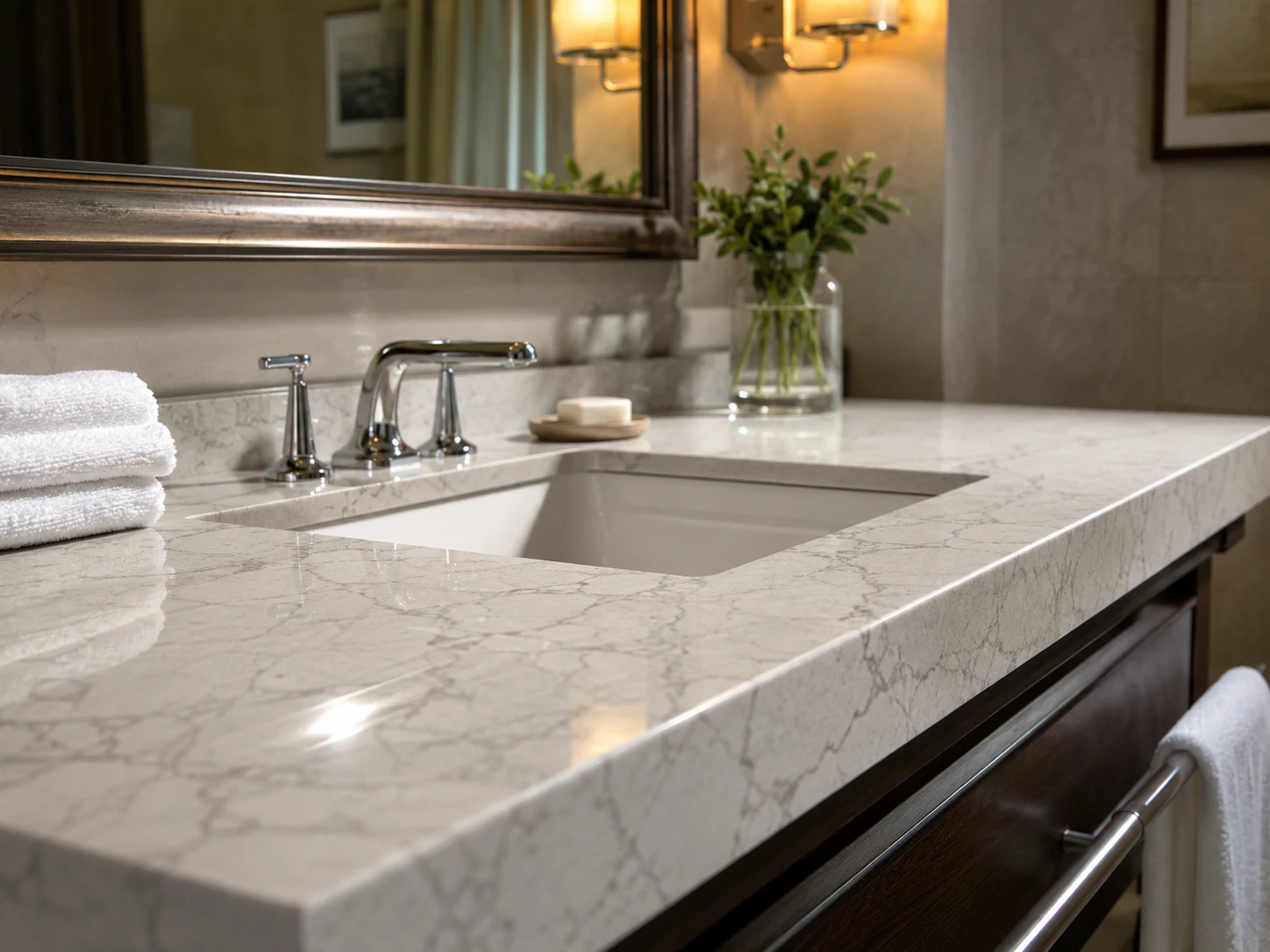Hotel Quartz Vanity