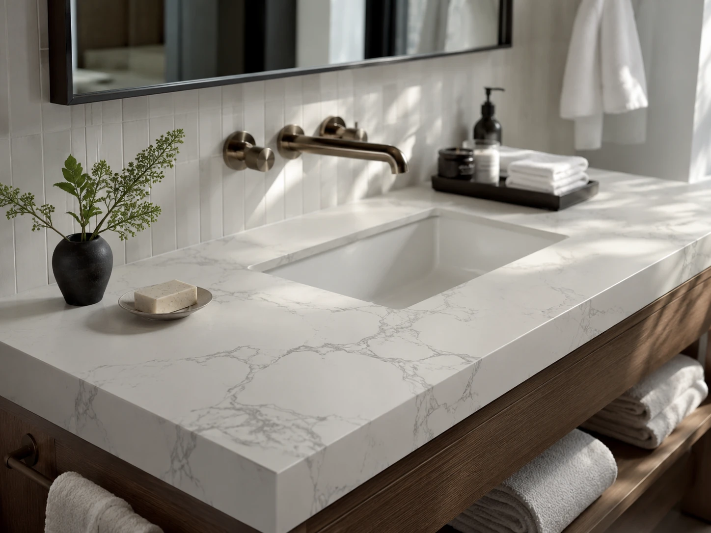 Hotel Vanity Installation
