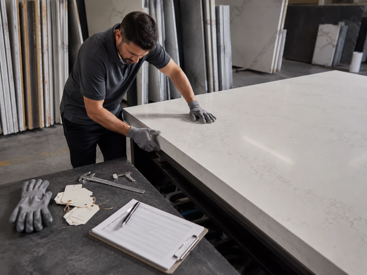 Quartz Slab Quality Inspection