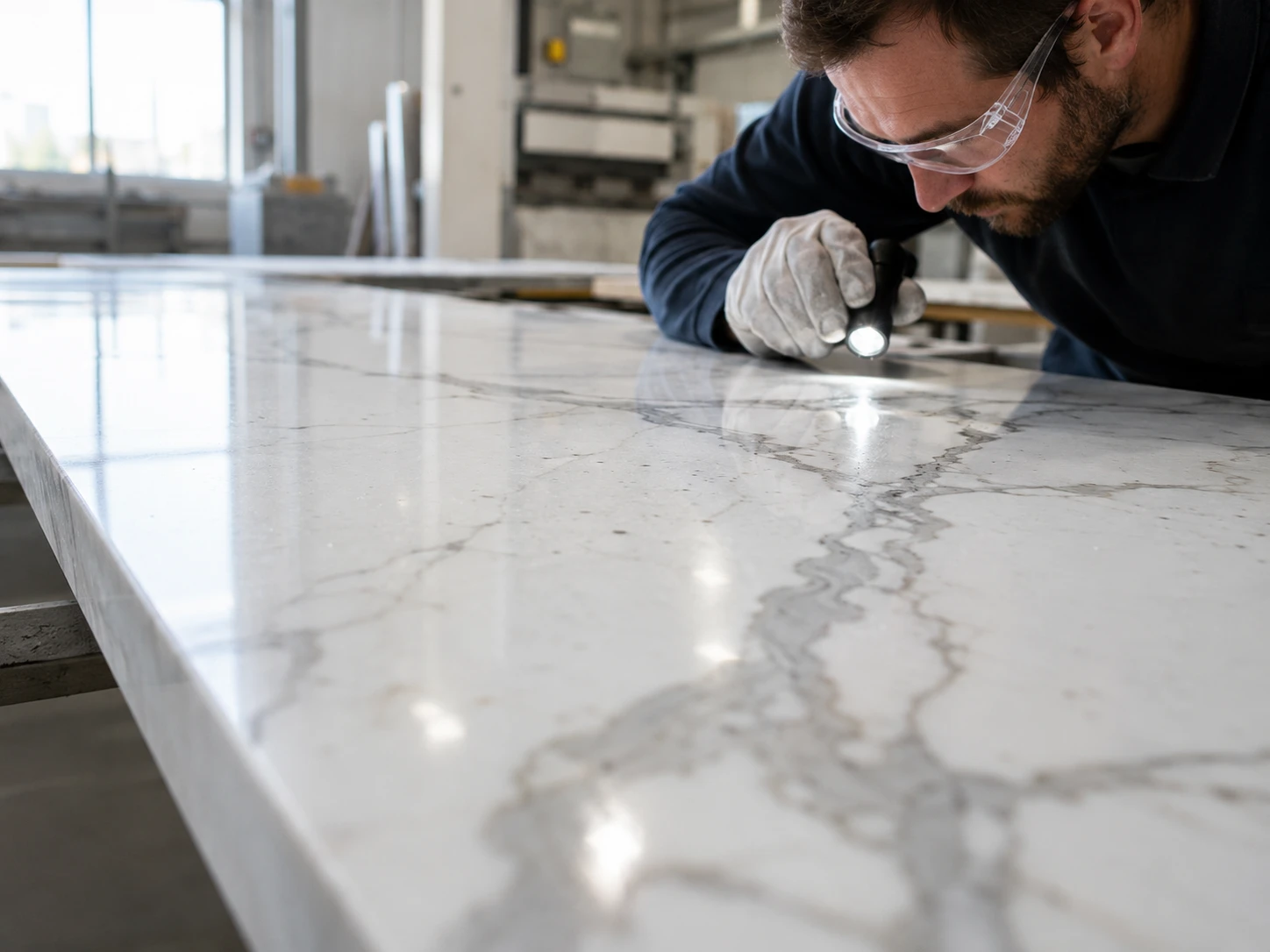 Quartz Slab Surface Inspection