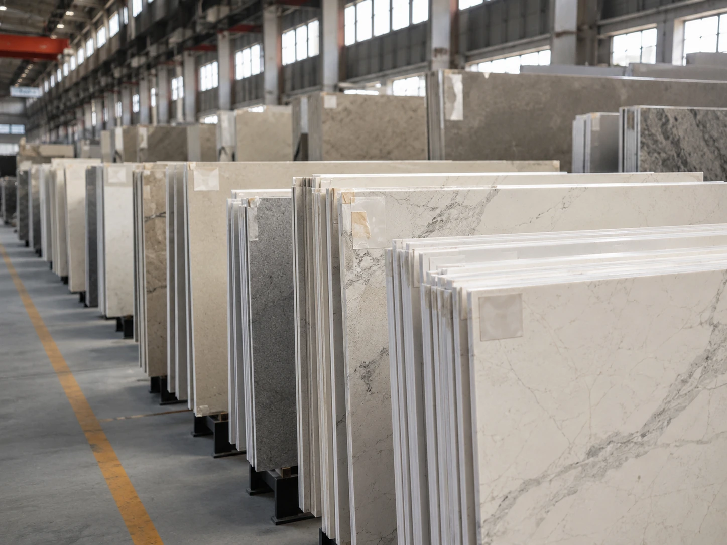 Quartz Slab Warehouse Selection