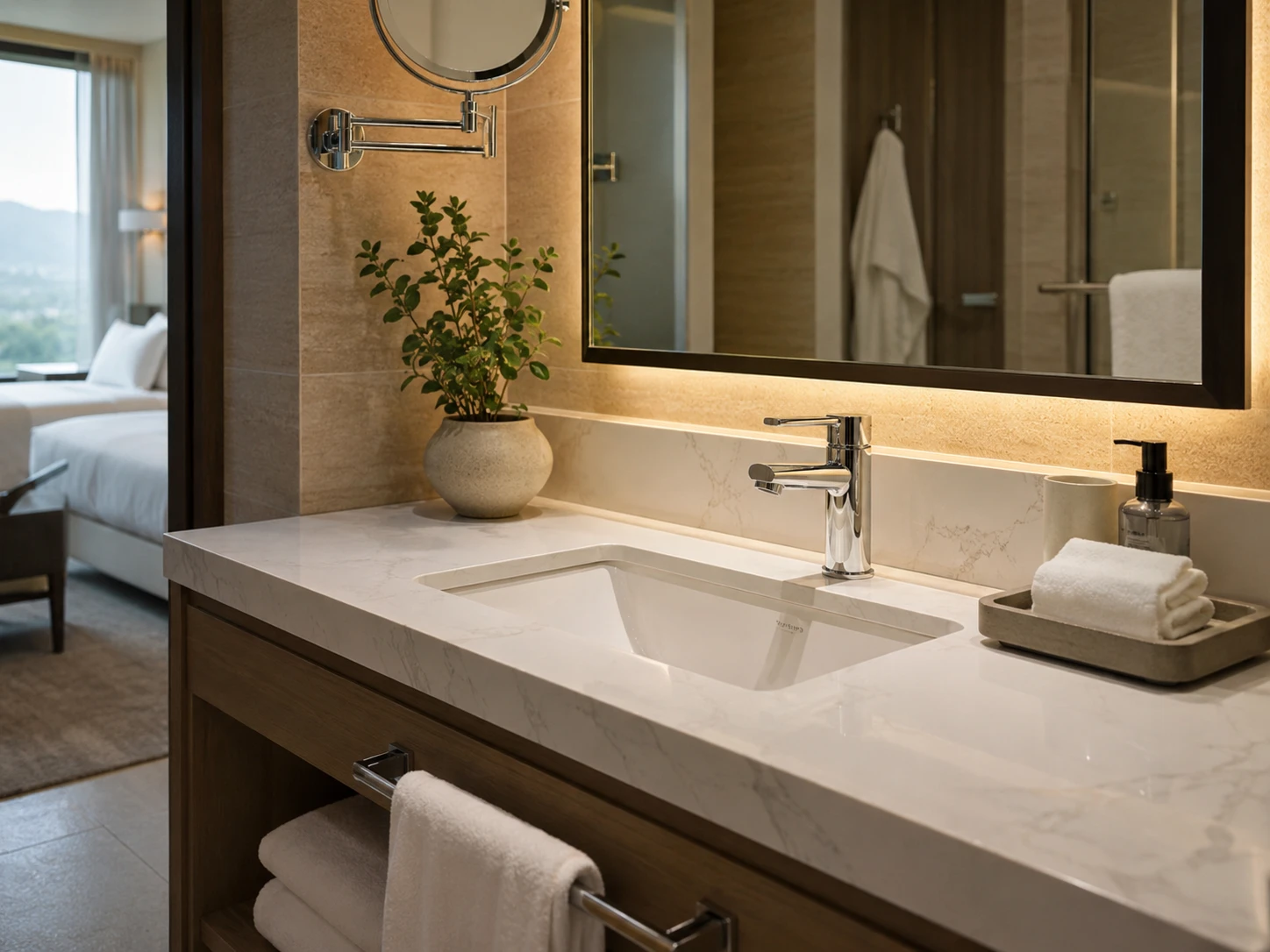 Quartz Vanity Application