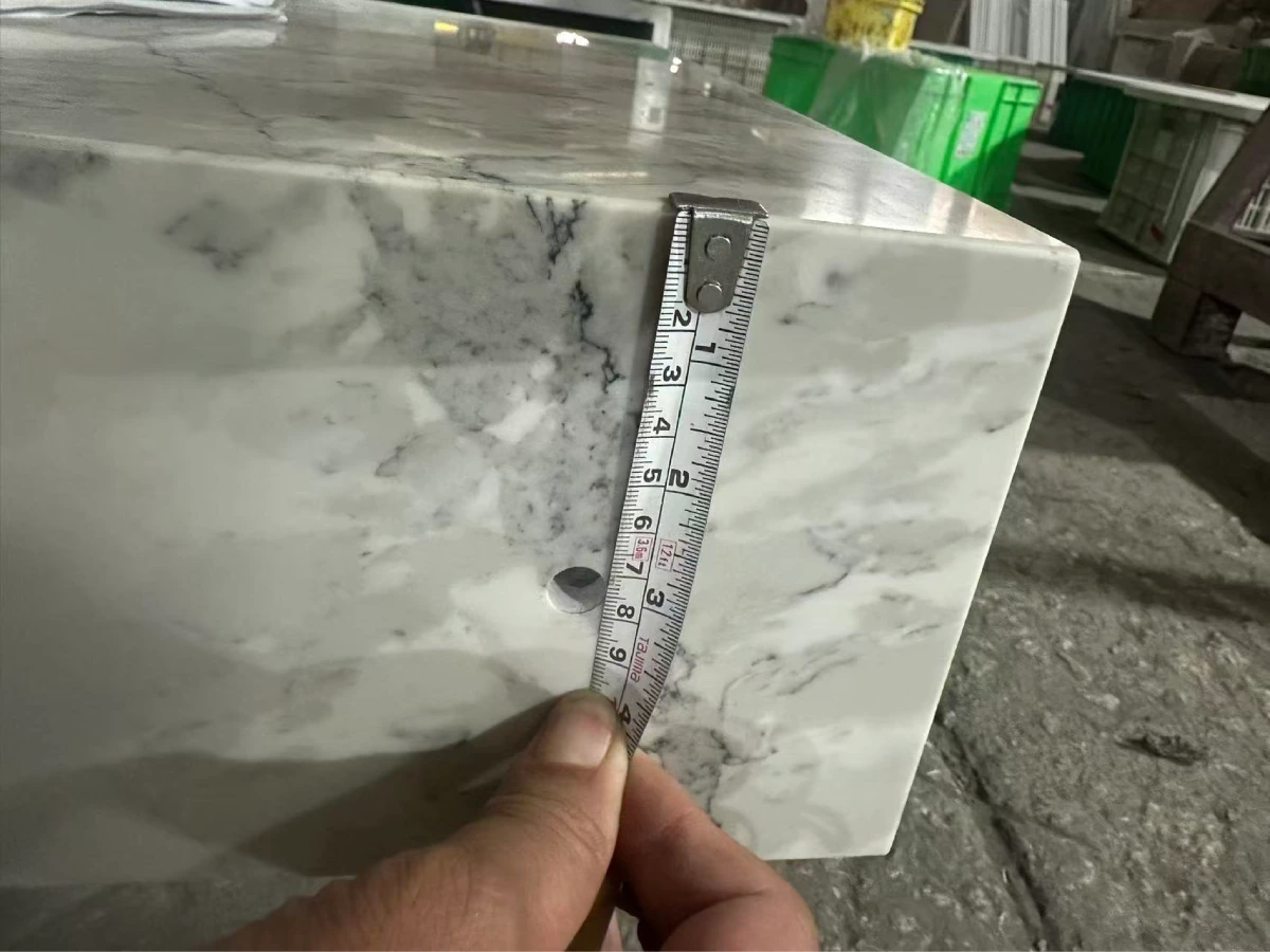 Le Méridien San Diego quartz countertop dimensional inspection