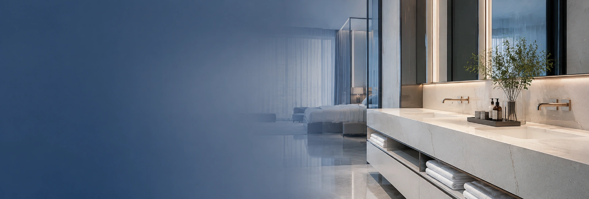 USA hospitality quartz projects featuring hotel quartz countertops and custom fabricated surfaces